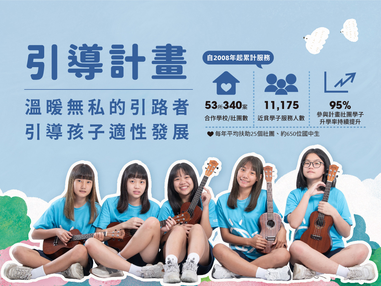 【大手拉小手 — 引導計畫】(標題圖檔)